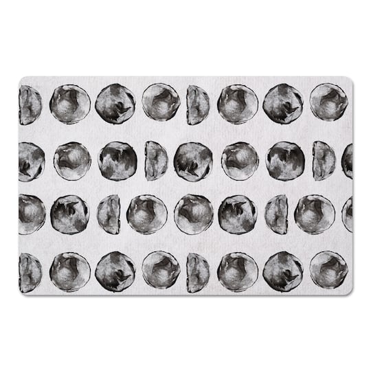 Moon Phases Pattern 27" x 18" Floor Mat